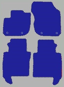 Tekstilni tepisi za auto Jazz V / EHEV (20-) - Deluxe - Crna — slika 2