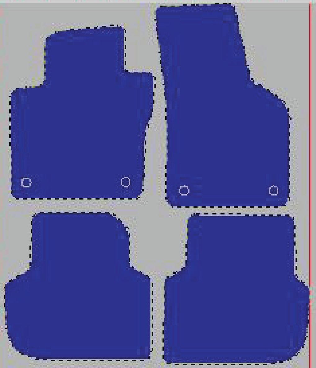 Tekstilni tepisi za auto JETTA VI (10-18) - Comfort - Siva — slika 2