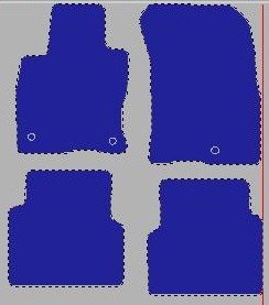 Tekstilni tepisi za auto Kuga III (19-) - Luxury - Zvjezdano nebo — slika 2