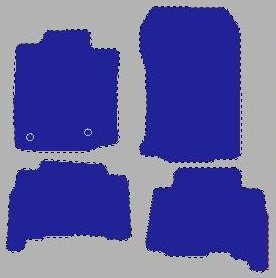Tekstilni tepisi za auto LAND CRUISER 815 (14-) - Standard - Siva — slika 2