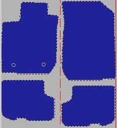 Tekstilni tepisi za auto LOGAN II (12-20) - Comfort - Siva — slika 2