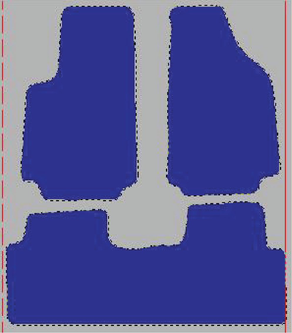 Tekstilni tepisi za auto MATRIX (01-10) - Standard - Siva — slika 2