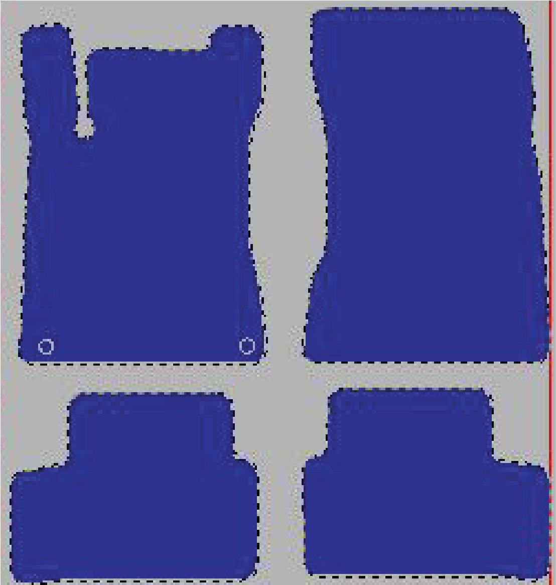 Tekstilni tepisi za auto MERCEDES [A] W177, MERCEDES [B] W247 (18-) - Standard - Siva — slika 2