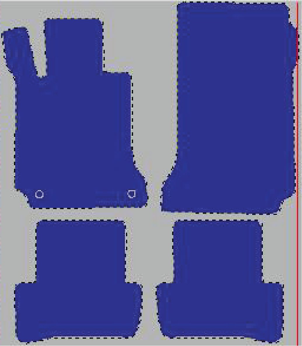 Tekstilni tepisi za auto MERCEDES [C] W204 (07-14) - Standard - Siva — slika 2