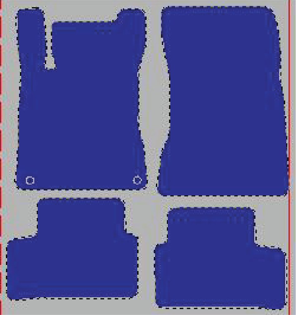 Tekstilni tepisi za auto CLA C118 (19-), GLA H247 (20-) - Standard - Siva — slika 2