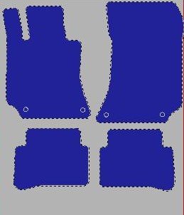 Tekstilni tepisi za auto E W212 Facelift (13-16) - Standard - Siva — slika 2