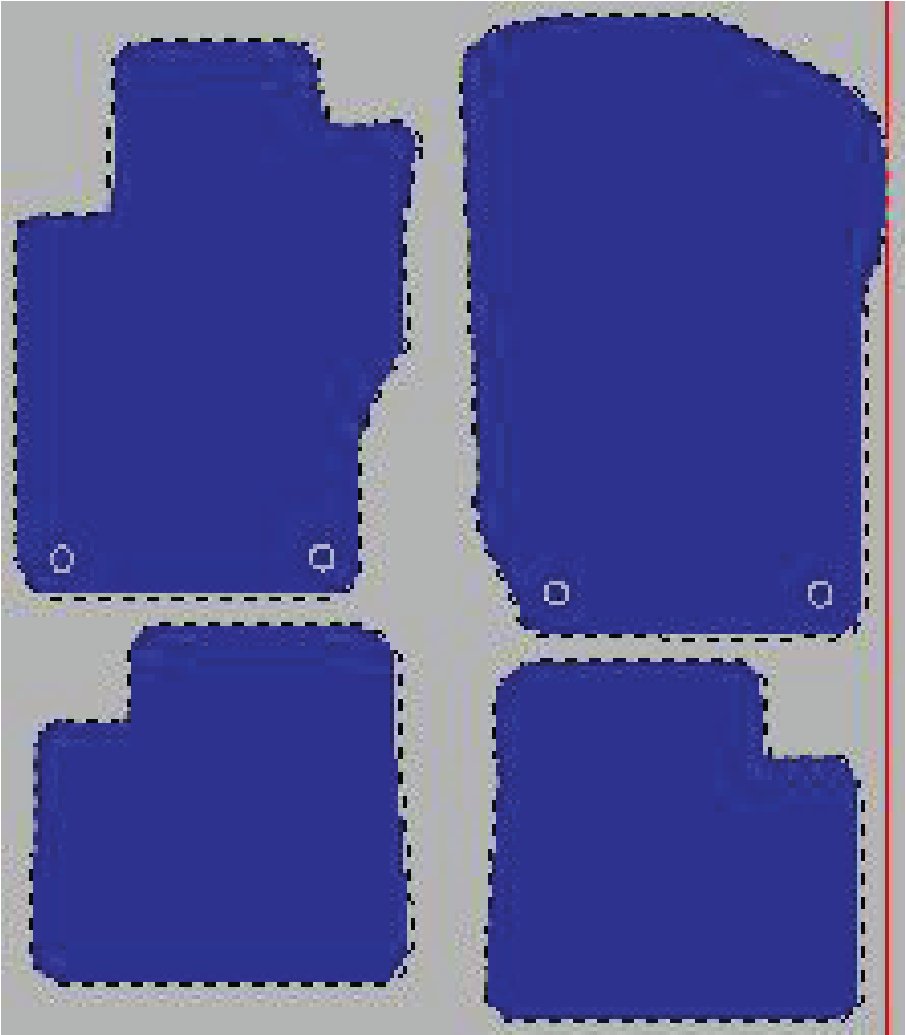Tekstilni tepisi za auto MERCEDES [ML] W164 (05-11) - Comfort - Siva — slika 2