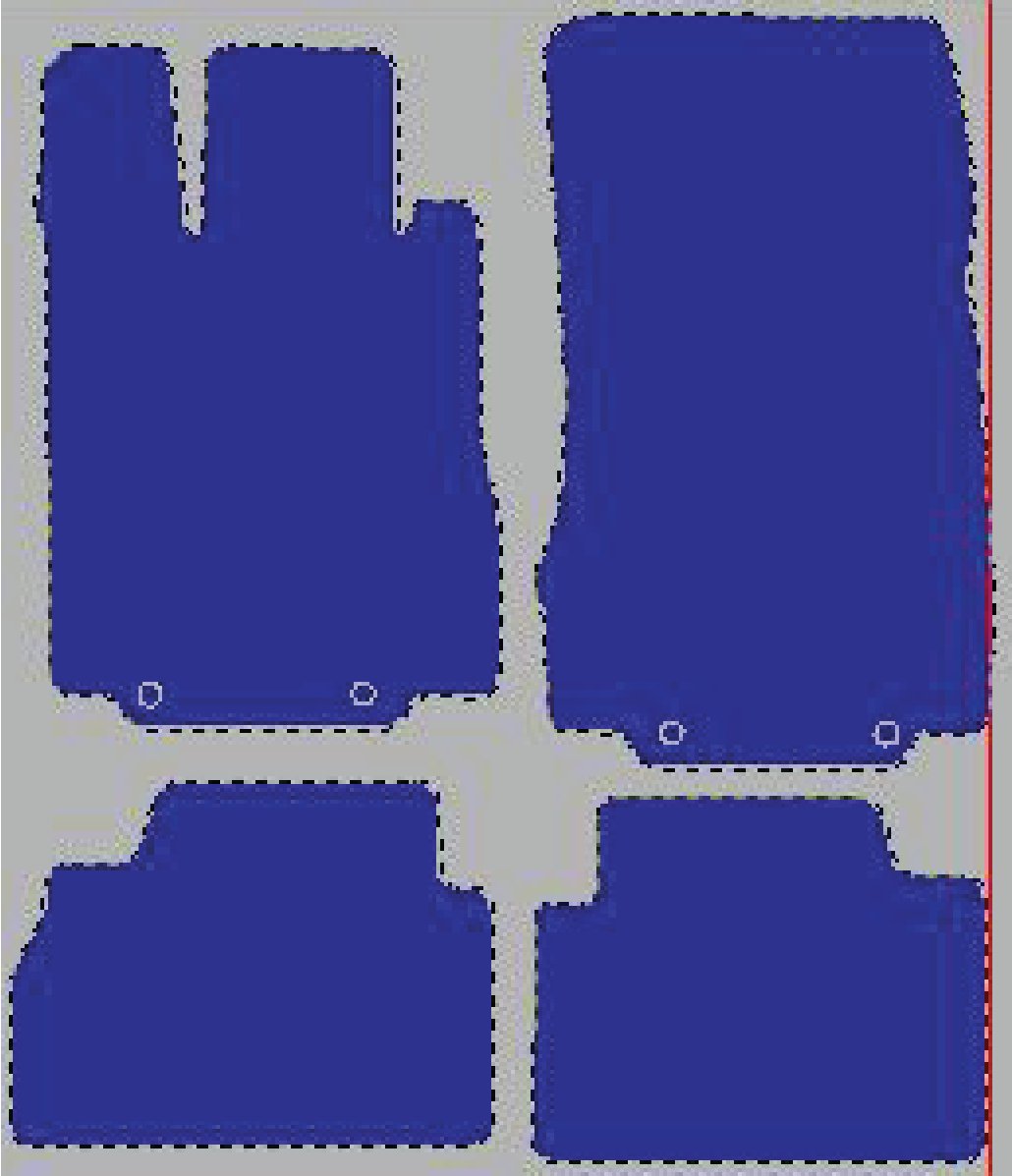 Tekstilni tepisi za auto MERCEDES [S] W220 (98-05) - Standard - Siva — slika 2