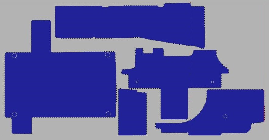Tekstilni tepisi za auto K00460 - Tourne Mobil L4 (18-) - Comfort - Siva — slika 2
