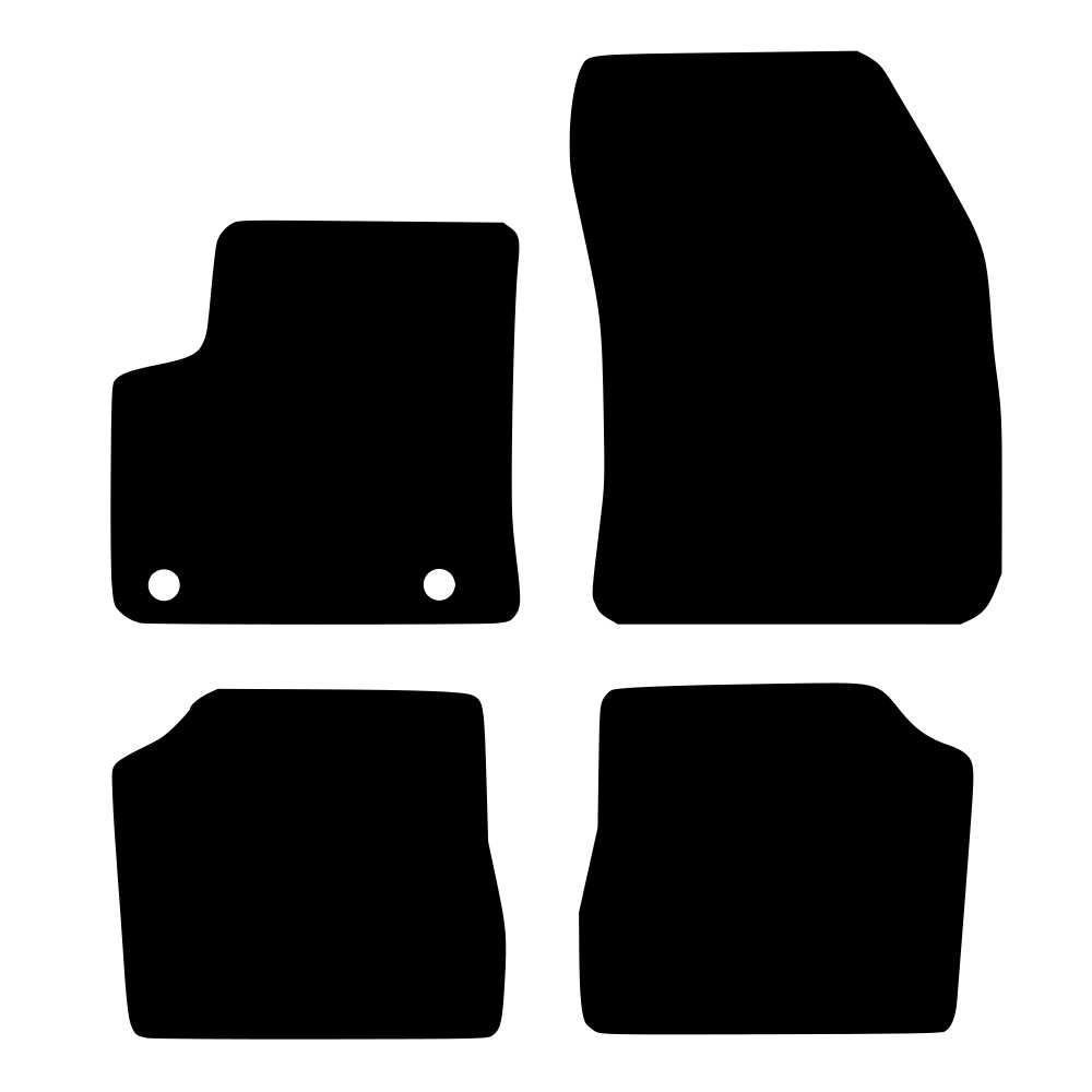 Tekstilni tepisi za auto P 2008e / eC4 - Comfort - Crna — slika 2