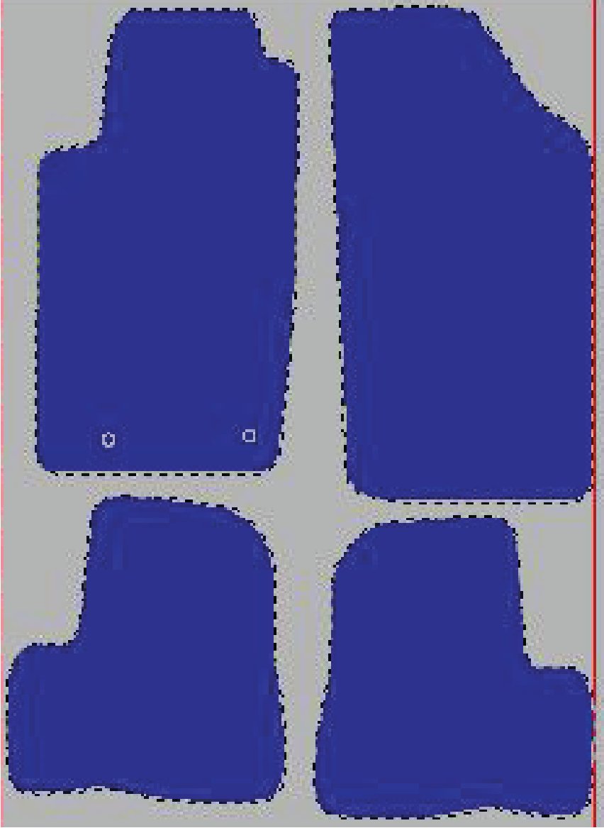 Tekstilni tepisi za auto 206 PLUS (09-12) - Standard - Siva — slika 2