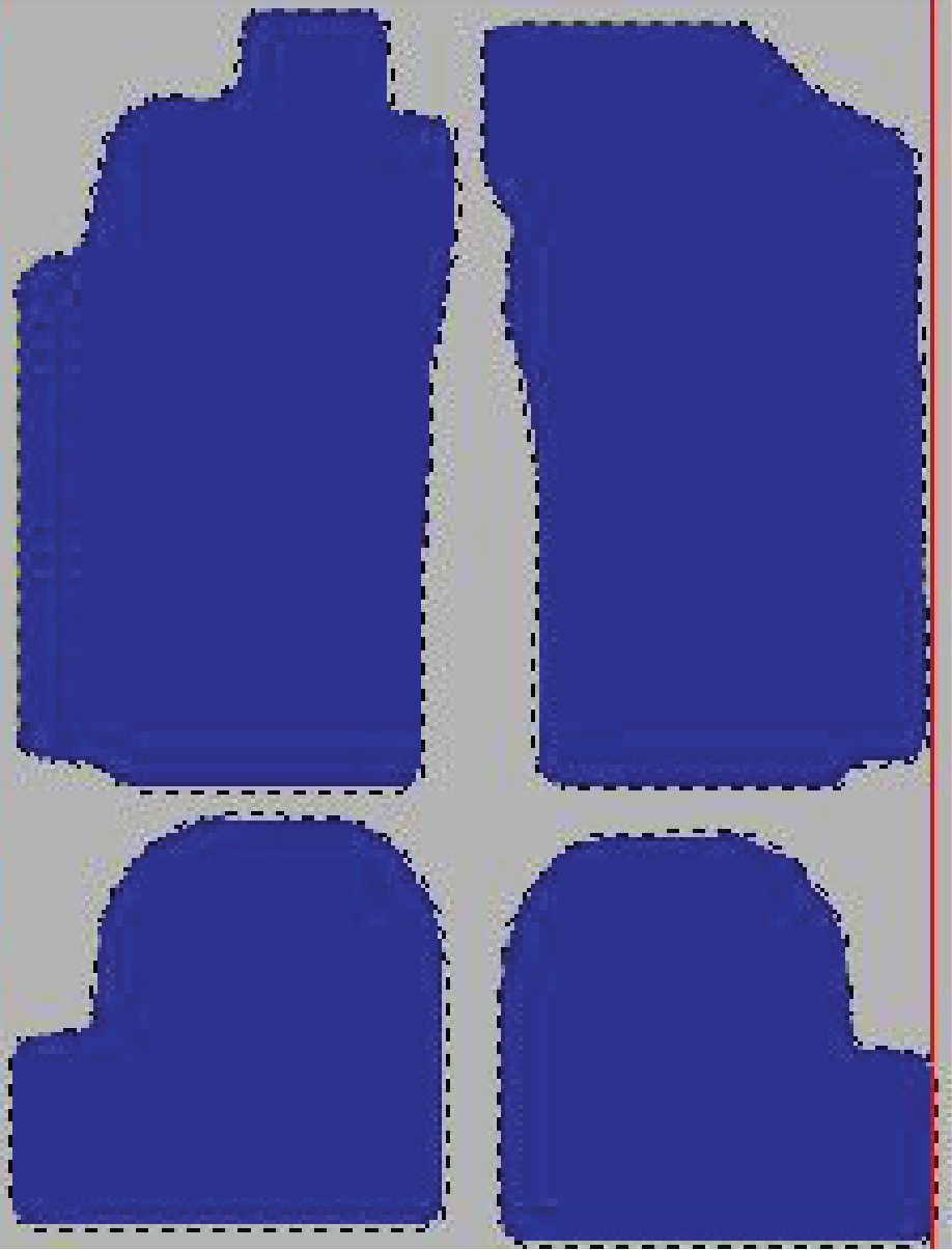 Tekstilni tepisi za auto 306 CC (93-02) - Standard - Siva — slika 2