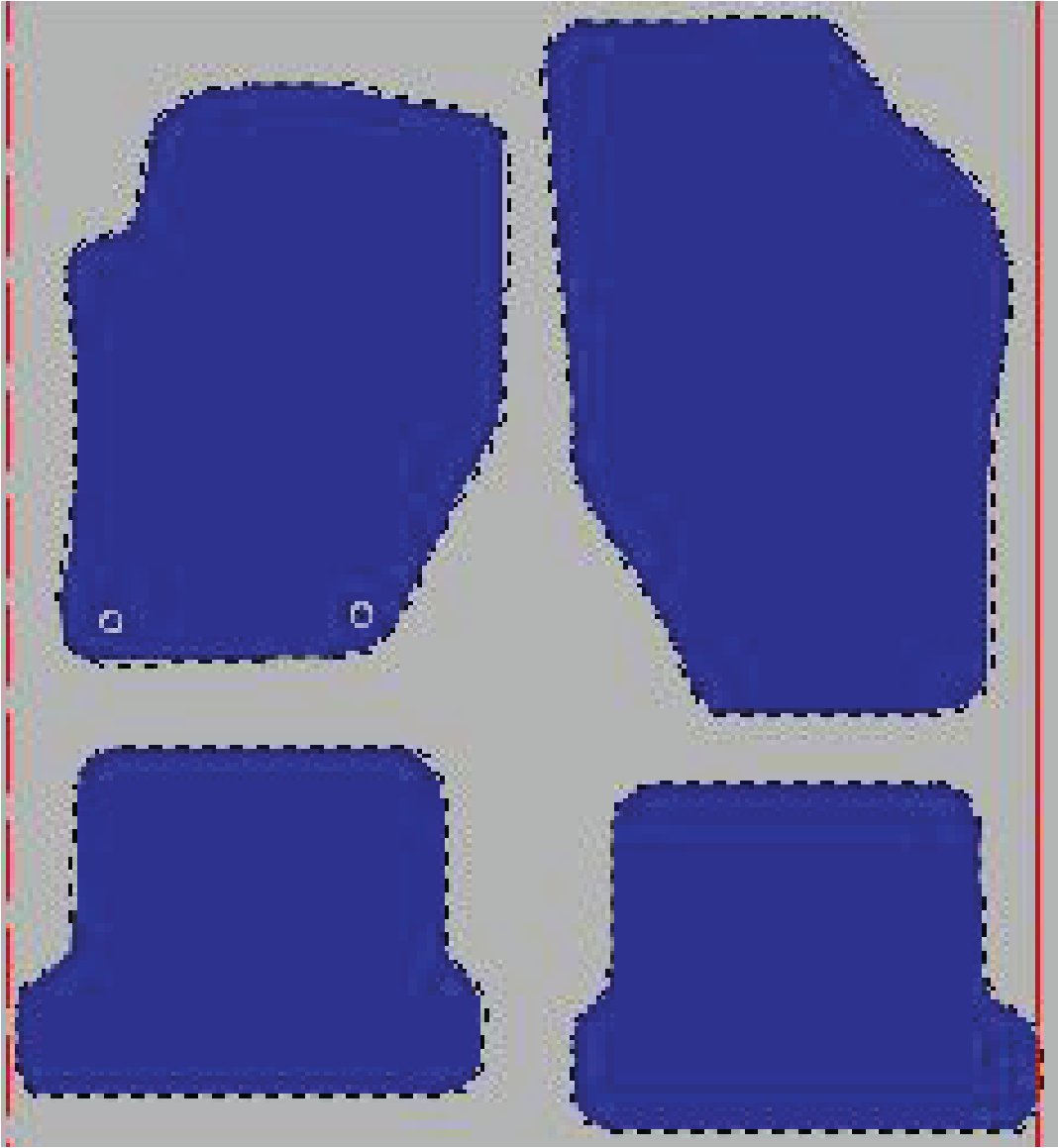 Tekstilni tepisi za auto 308 CC I (09-15) - Standard - Siva — slika 2