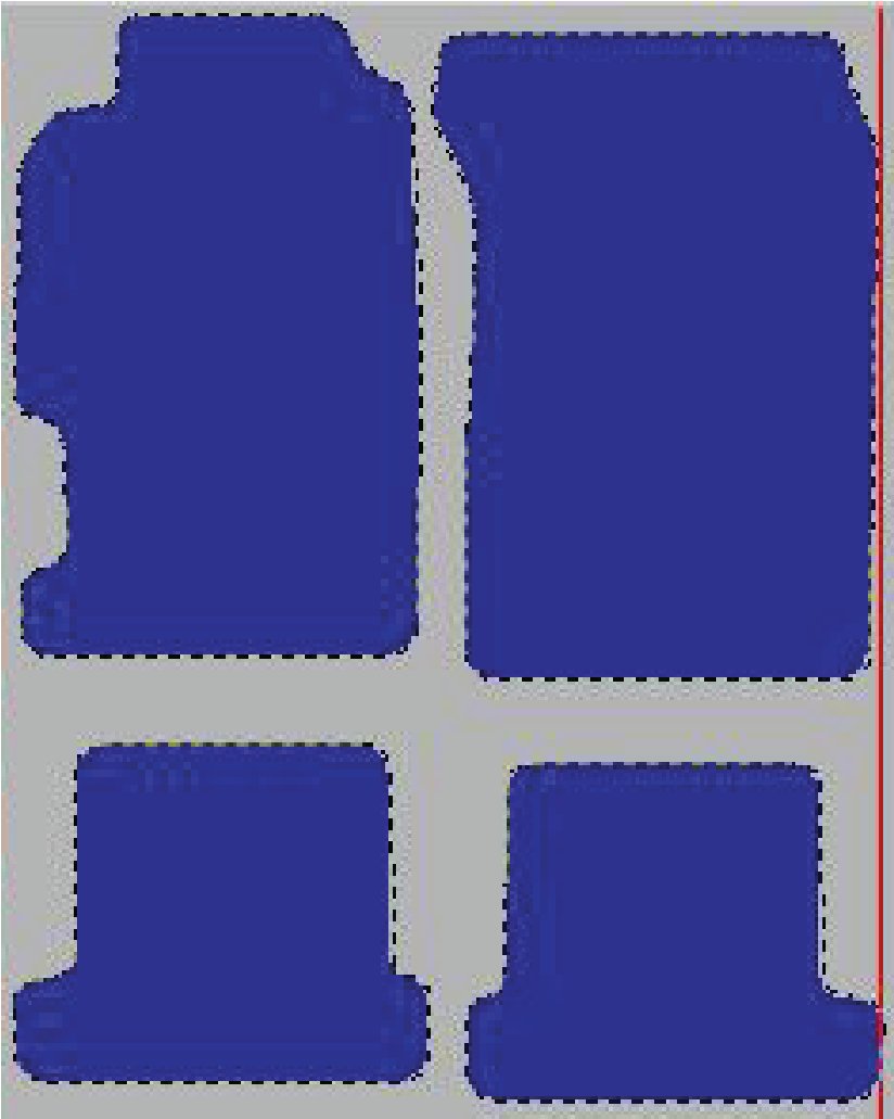 Tekstilni tepisi za auto Prelude V BB (97-02) - Standard - Siva — slika 2