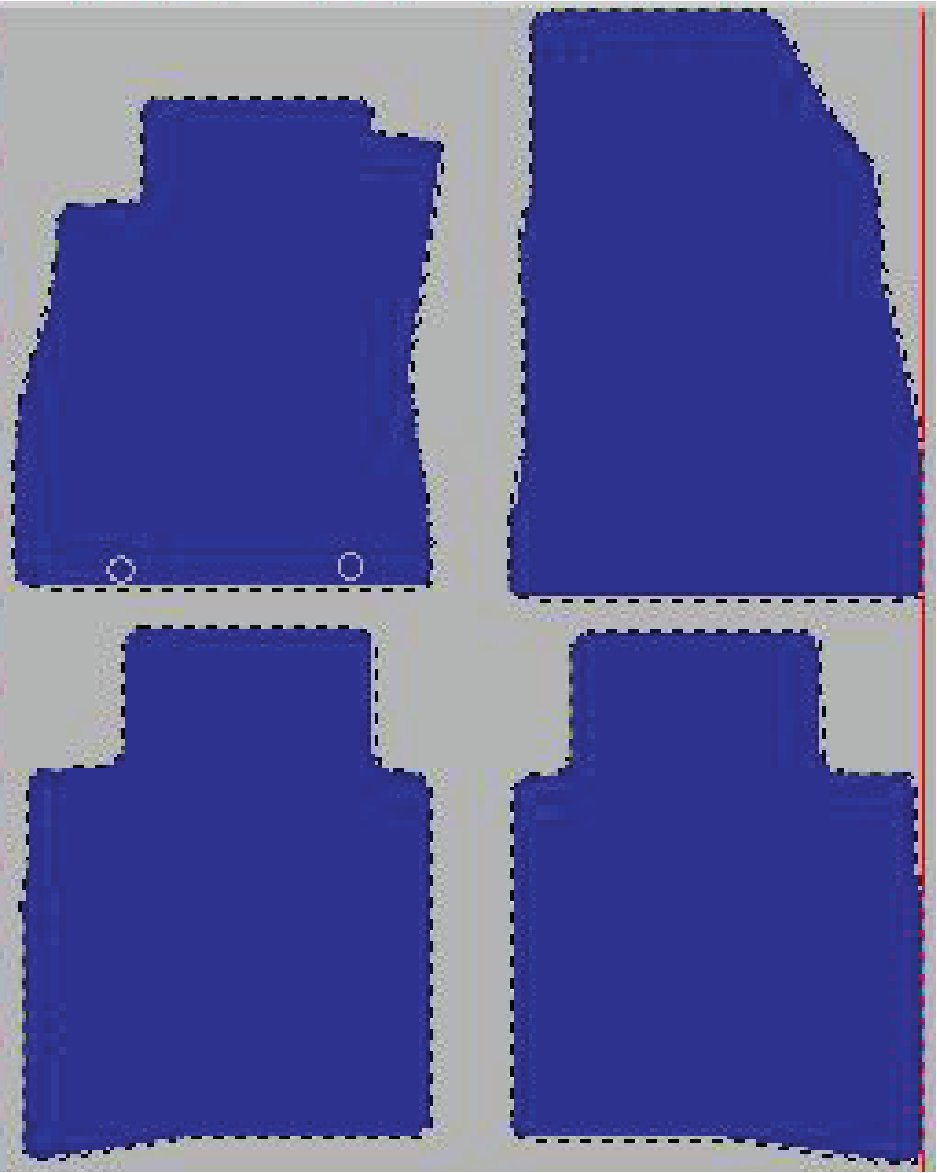 Tekstilni tepisi za auto PULSAR [C13] (14-18) - Standard - Siva — slika 2