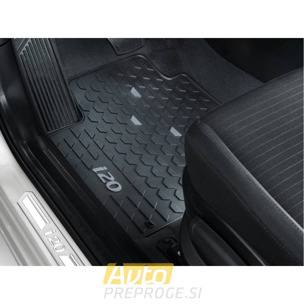 Gumeni tepisi za auto HYUNDAI i20 (siv napis) (2020 - )