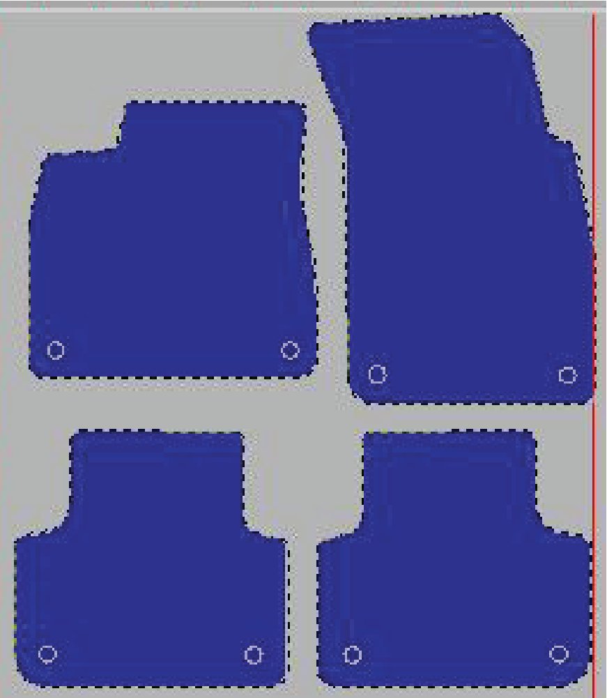 Tekstilni tepisi za auto Q7 II 4M (15-19) - Comfort - Siva — slika 2