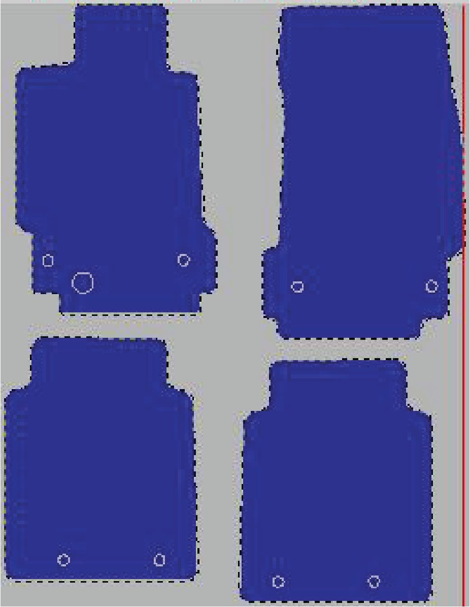 Tekstilni tepisi za auto QUATTROPORTE V [M139] (03-12) - Standard - Siva — slika 2