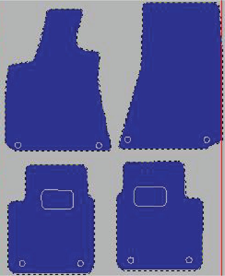 Tekstilni tepisi za auto Quattroporte GEM. 6 (13-) - Comfort - Siva — slika 2