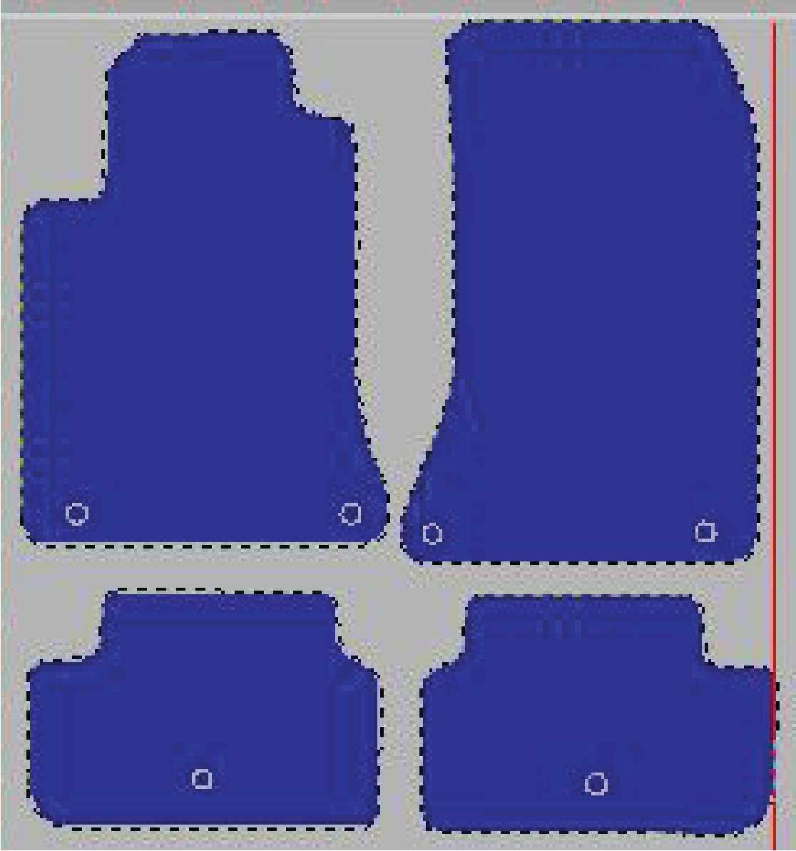 Tekstilni tepisi za auto QX30 (16-20) - Comfort - Siva — slika 2
