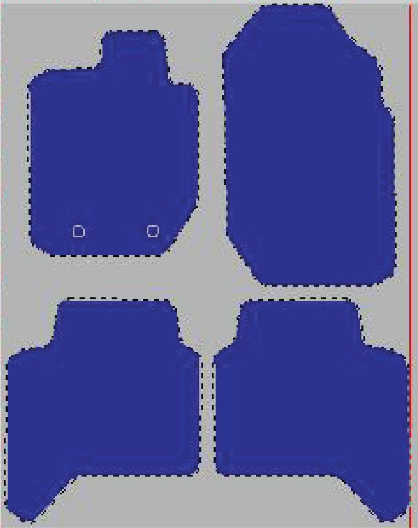 Tekstilni tepisi za auto RANGER IV [T6] (15-) - Standard - Crna — slika 2