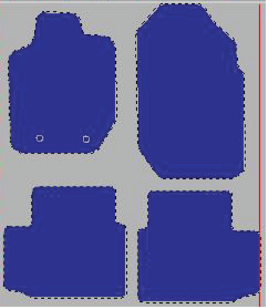 Tekstilni tepisi za auto RANGER IV [T6] (15-) - Standard - Siva — slika 2