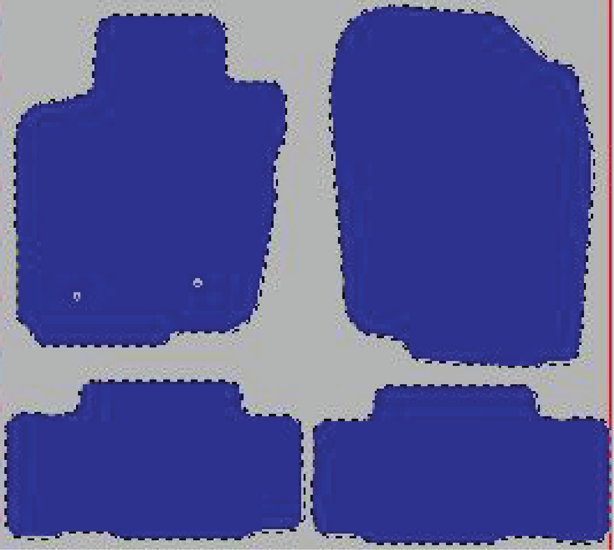 Tekstilni tepisi za auto RAV4 III [XA30] (05-12) - Standard - Siva — slika 2