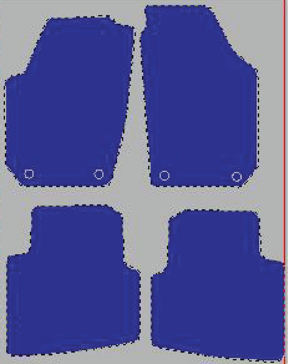 Tekstilni tepisi za auto ROOMSTER (06-15) - Standard - Siva — slika 2
