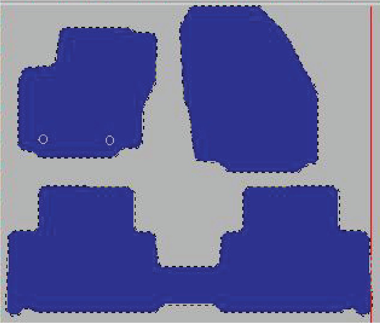 Tekstilni tepisi za auto S-MAX I (06-15) - Standard — slika 2