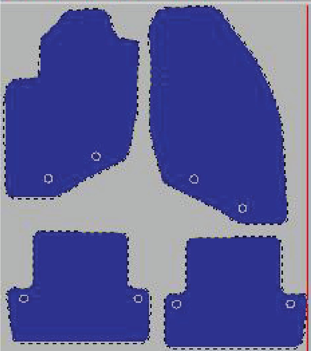 Tekstilni tepisi za auto S60 I (00-09) - Standard - Siva — slika 2