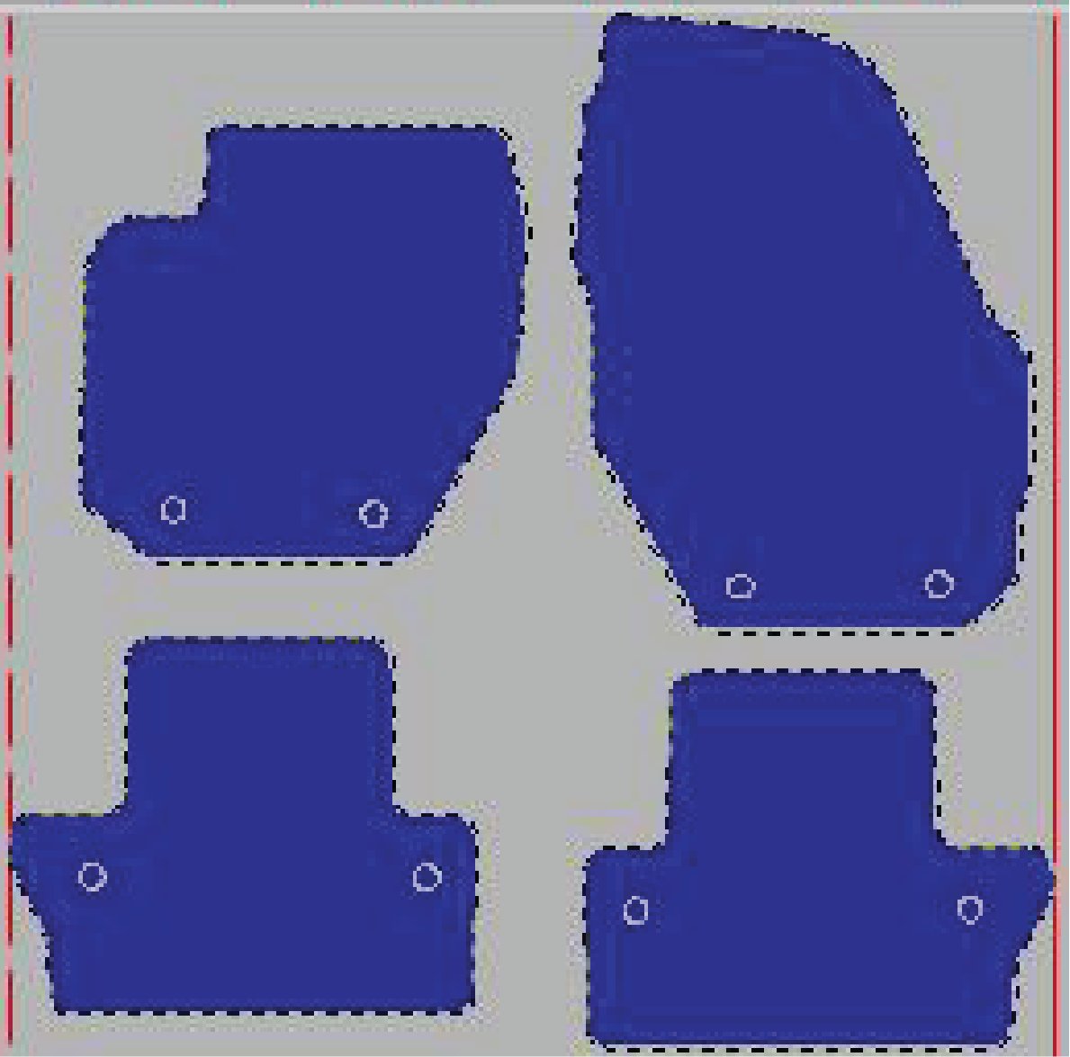 Tekstilni tepisi za auto S60 II (10-19) - Standard — slika 2