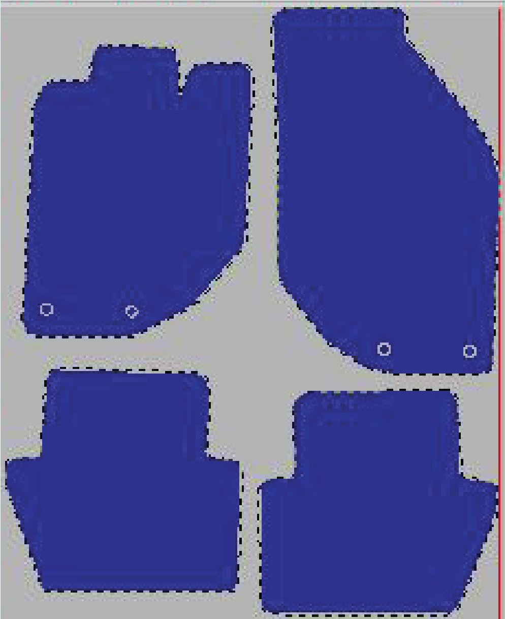 Tekstilni tepisi za auto S70, C70 (96-00) - Standard - Siva — slika 2
