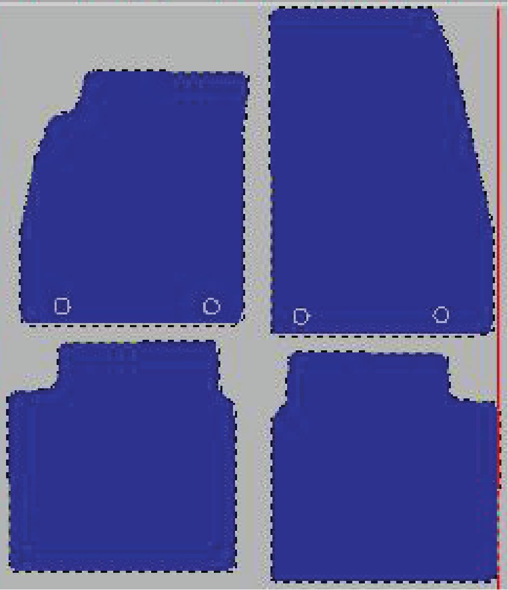 Tekstilni tepisi za auto 9-5 II (10-12) - Standard - Siva — slika 2