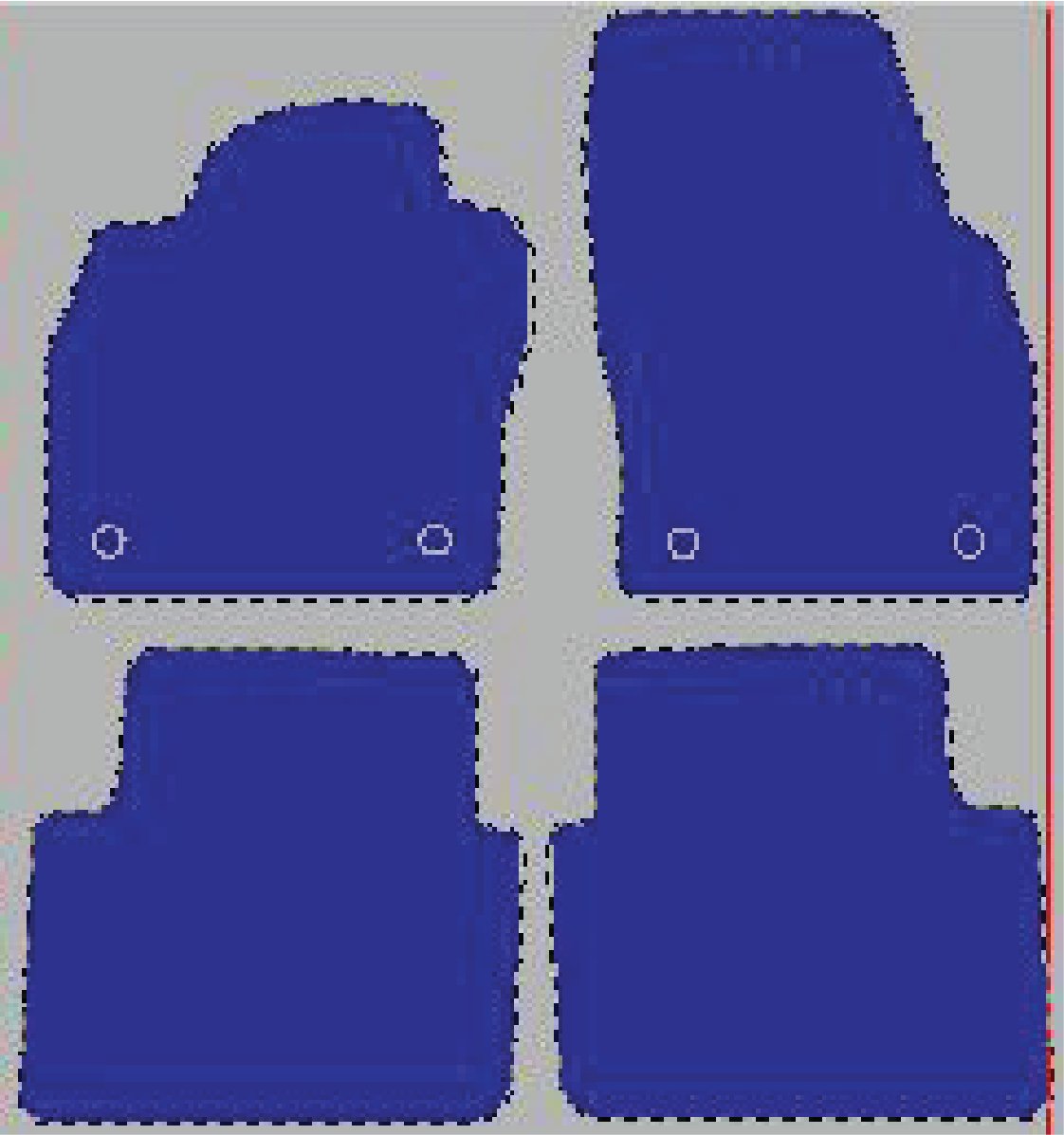 Tekstilni tepisi za auto SCALA (19-), KAMIQ (18-) - Comfort - Siva — slika 2
