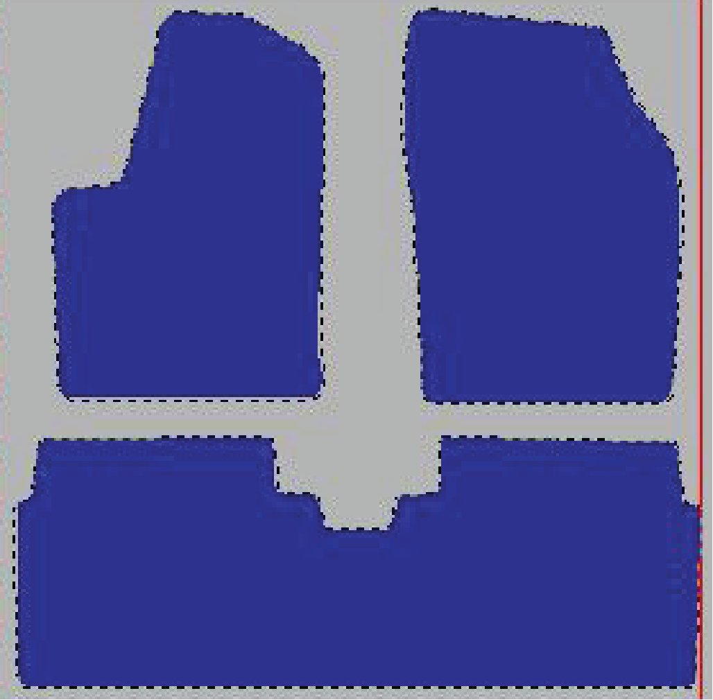 Tekstilni tepisi za auto SCENIC I (96-03) - Standard - Siva — slika 2