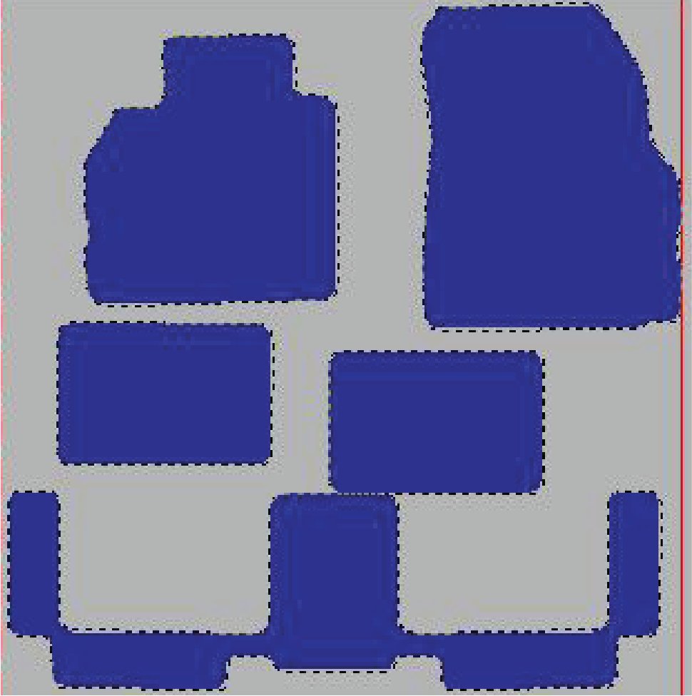 Tekstilni tepisi za auto SCENIC II (03-09) - Comfort - Tamno bež — slika 2