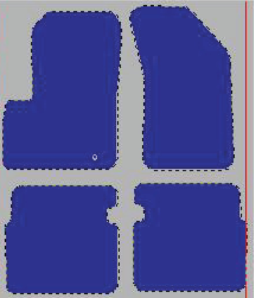 Tekstilni tepisi za auto Sebring JS (07-10) - Premium - Crna — slika 2