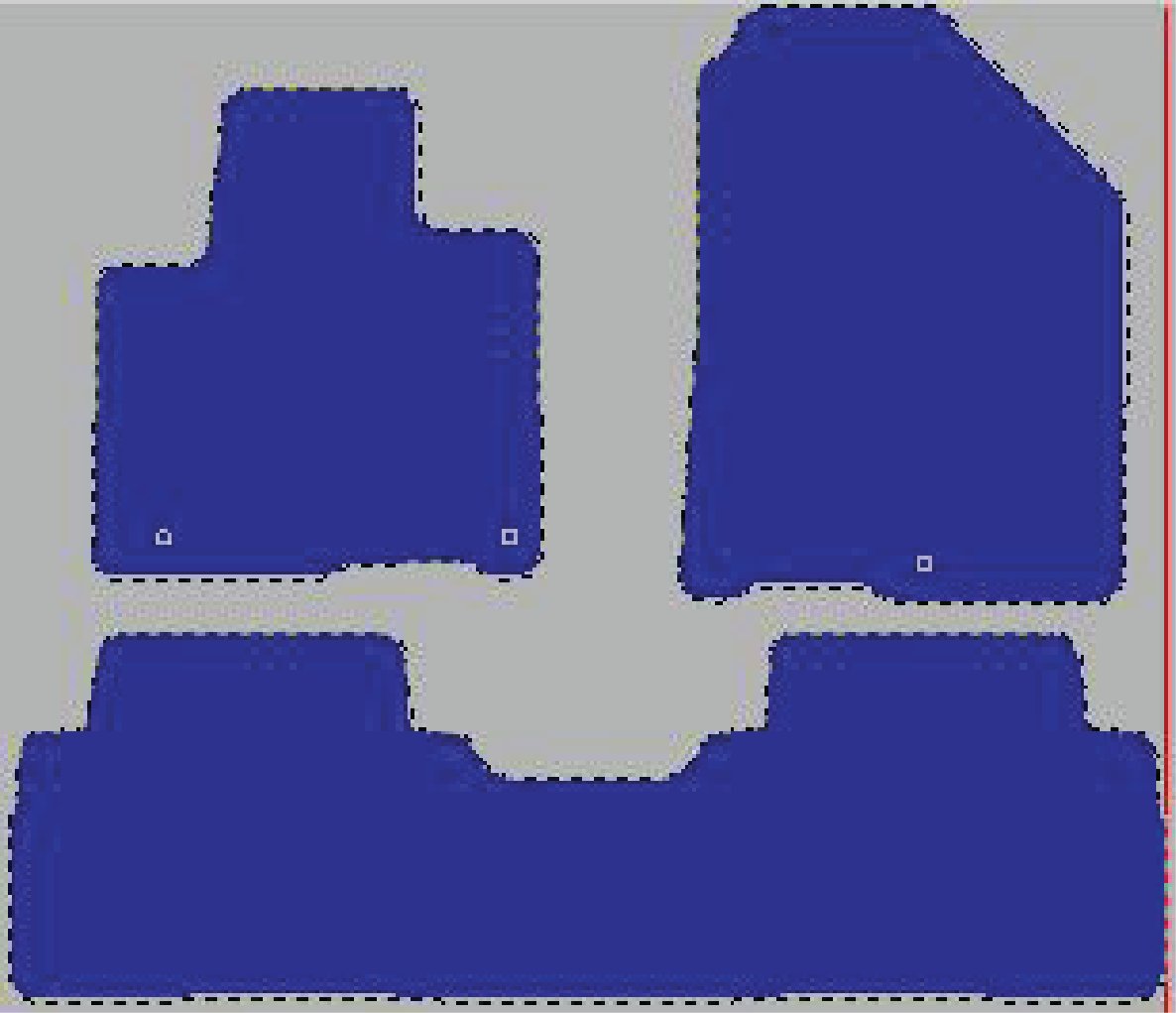Tekstilni tepisi za auto SORENTO III (15-) - Standard - Siva — slika 2