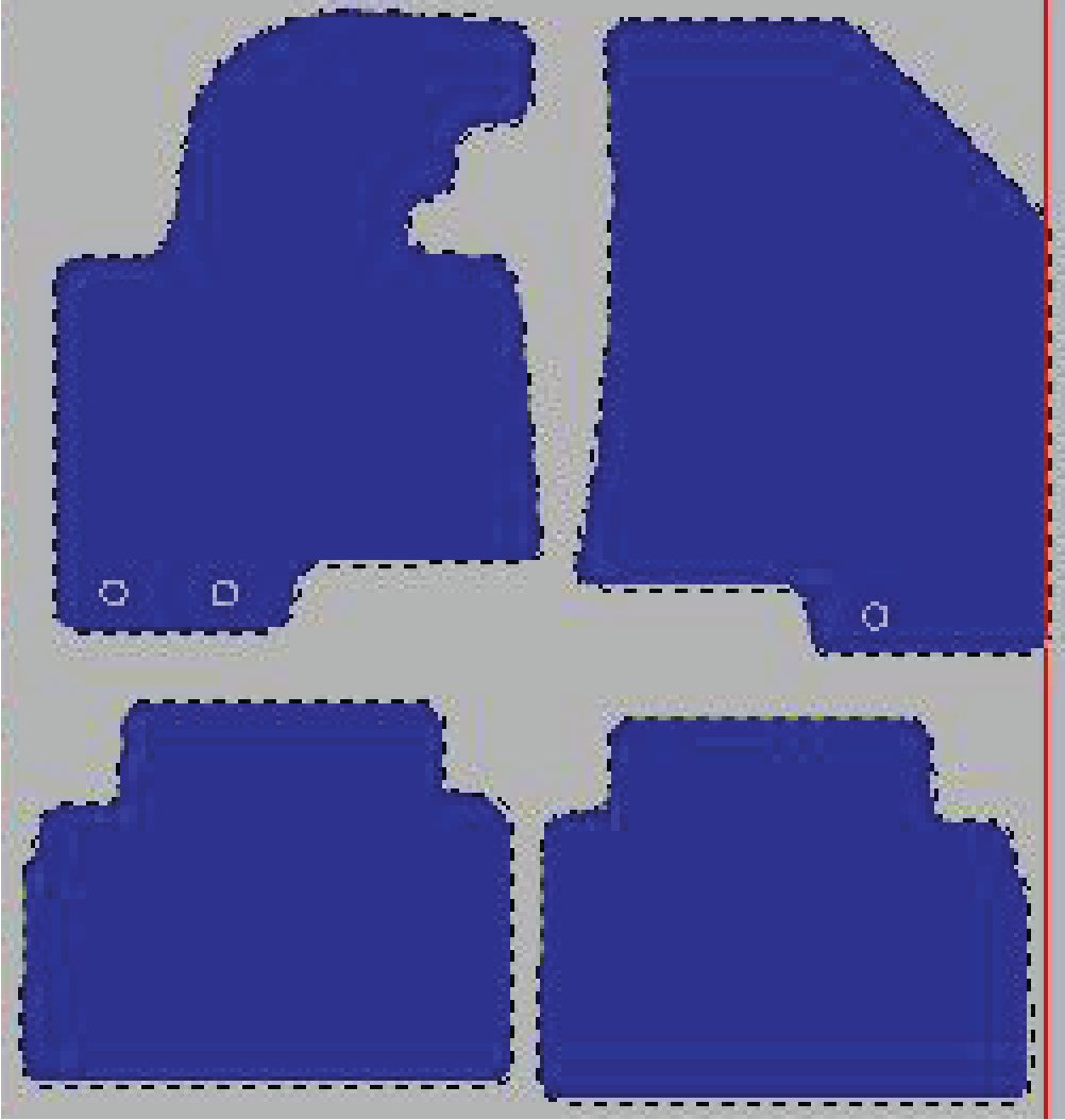 Tekstilni tepisi za auto SPORTAGE III (10-15) - Standard - Siva — slika 2