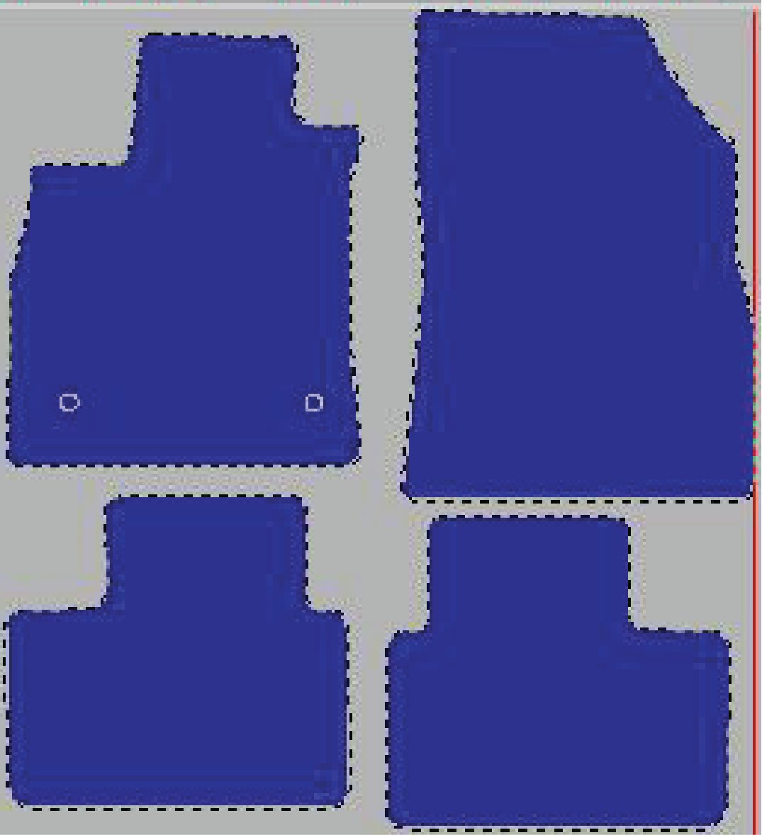 Tekstilni tepisi za auto TALISMAN (15-) - Standard - Siva — slika 2