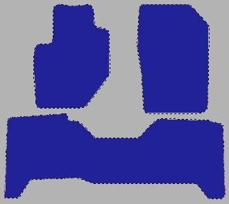 Tekstilni tepisi za auto TERRACAN (01-06) - Comfort - Crna — slika 2