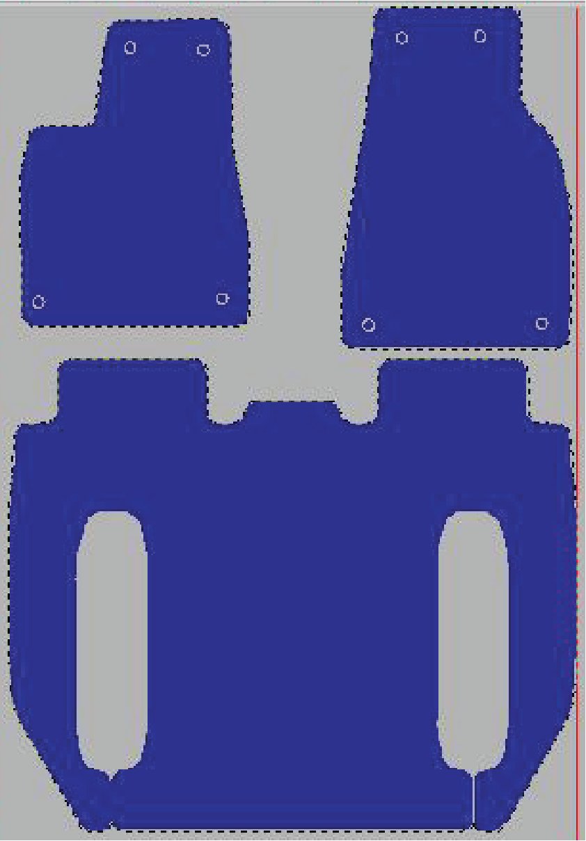 Tekstilni tepisi za auto MODEL X (15-) - Standard - Siva — slika 2