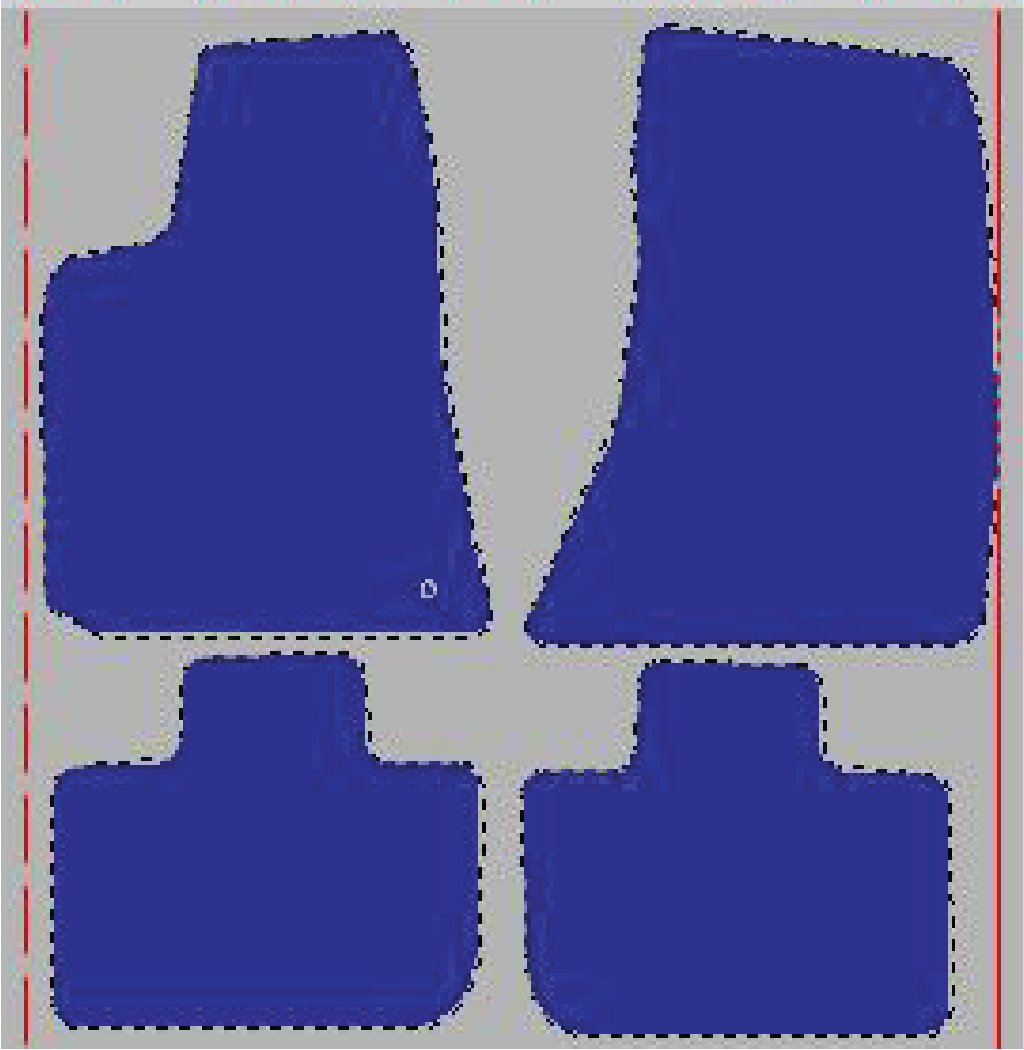 Tekstilni tepisi za auto 300C; Thema II (11-14) - Comfort - Siva — slika 2