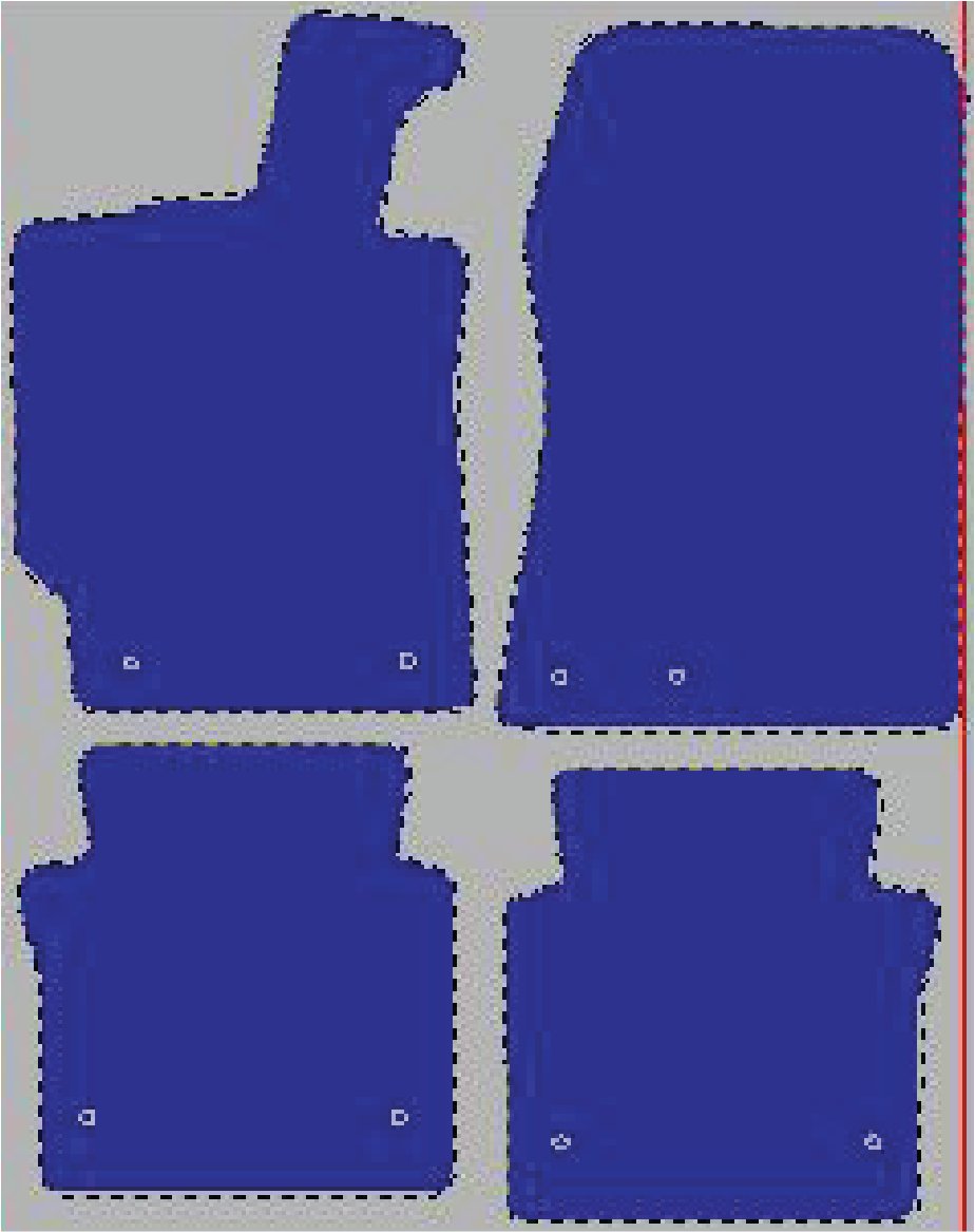 Tekstilni tepisi za auto THESIS (02-09) - Standard - Siva — slika 2