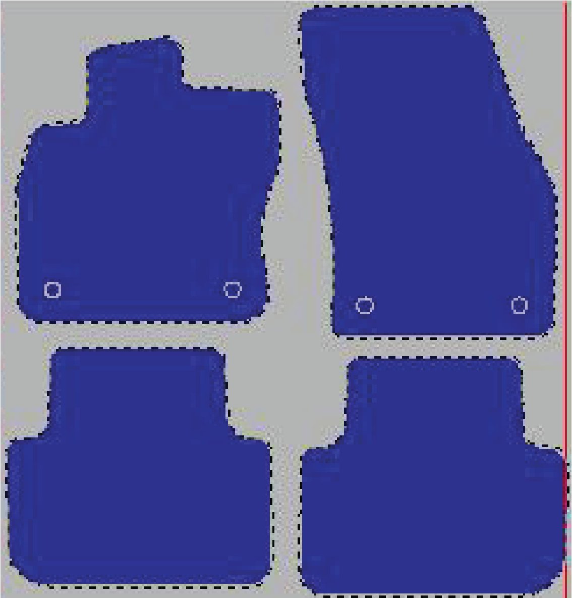 Tekstilni tepisi za auto TIGUAN II (16-24) - Standard - Siva — slika 2