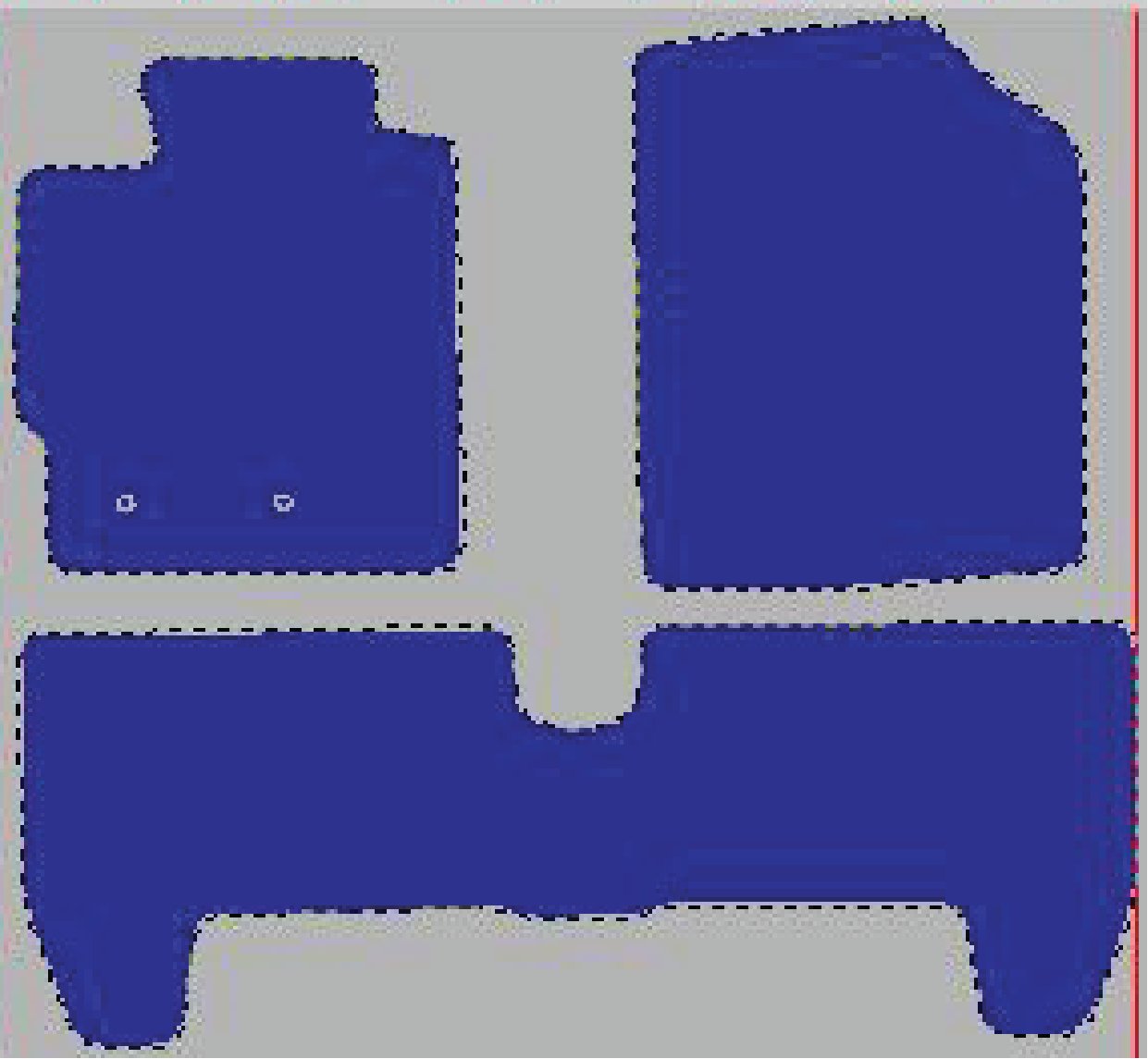 Tekstilni tepisi za auto URBAN CRUISER I (09-14) - Comfort - Siva — slika 2