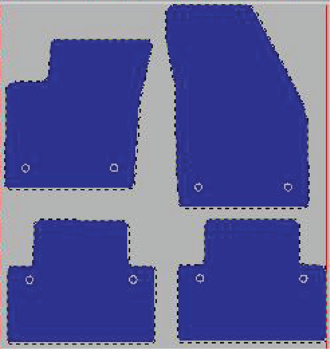 Tekstilni tepisi za auto V50 (04-12) - Comfort - Siva — slika 2