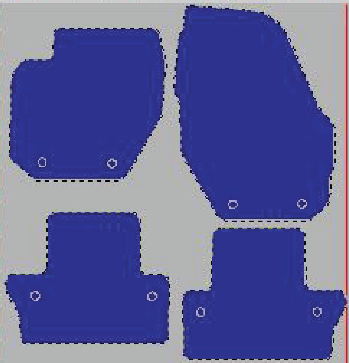 Tekstilni tepisi za auto V60 I (10-18) - Standard — slika 2