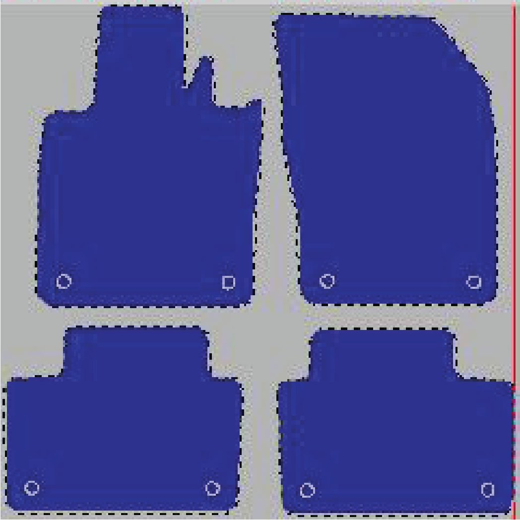 Tekstilni tepisi za auto V60 II S60 II (18-24) - Comfort - Siva — slika 2