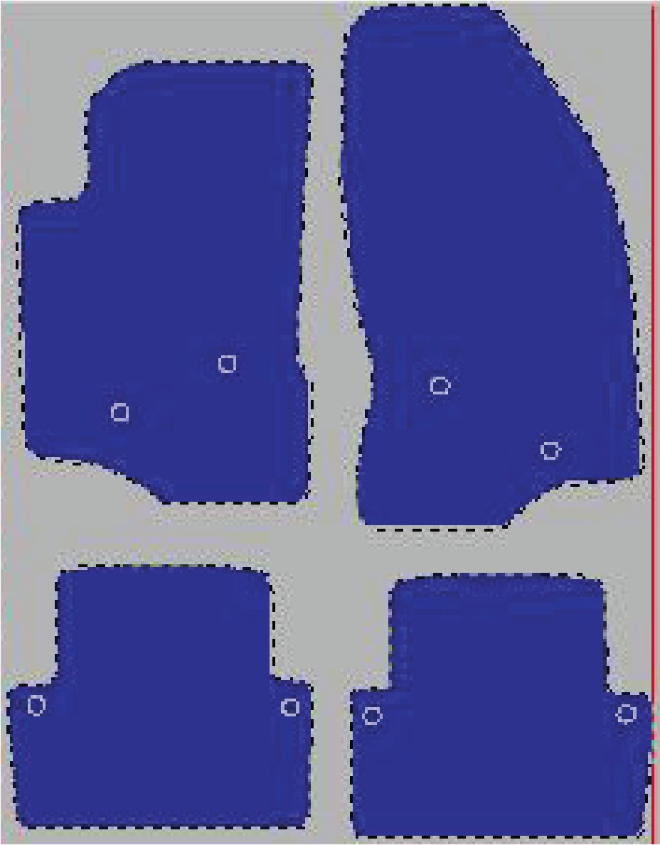 Tekstilni tepisi za auto V70 II (00-07) - Standard - Siva — slika 2
